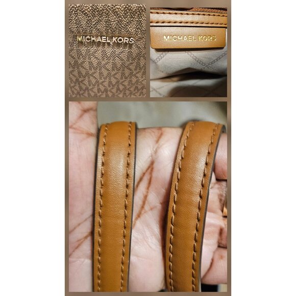 Michael Kors Voyager Color Block Signature Logo Tote Shoulder Bag - Picture 11 of 16